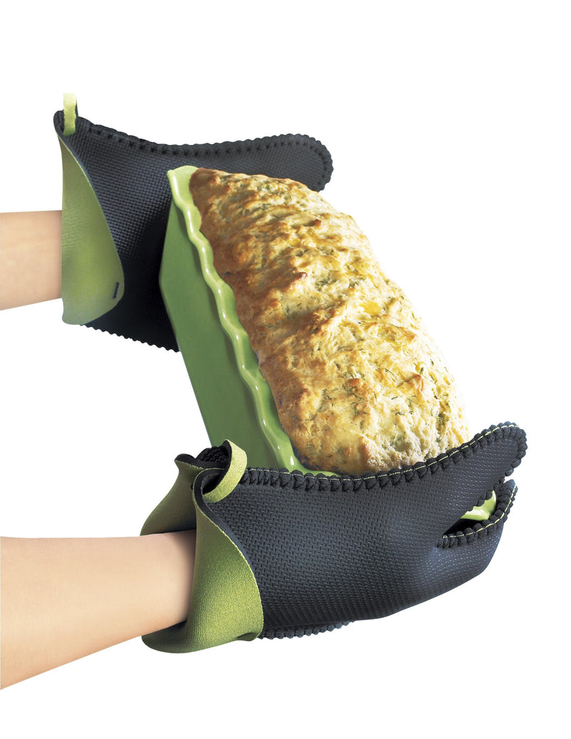Kitchen Grips - Petite/Kids Mitt 28cm/11" Black/Black FLXaPrene - Limolin 