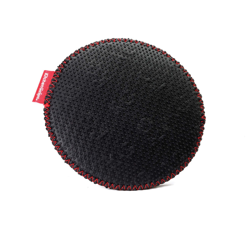 Kitchen Grips - Trivet Round 18cm/7" Black FLXaPrene - Limolin 