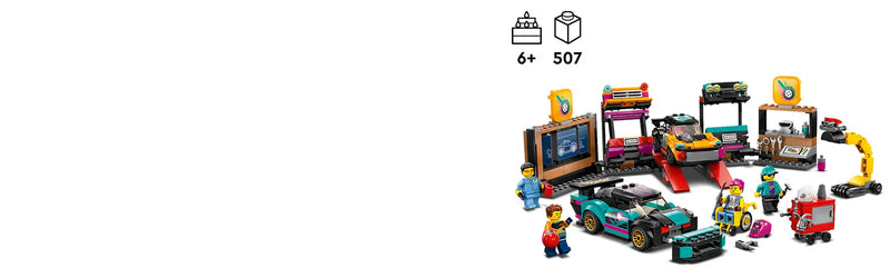 LEGO - City - Custom Car Garage - 507 Pcs - 60389 - Limolin 