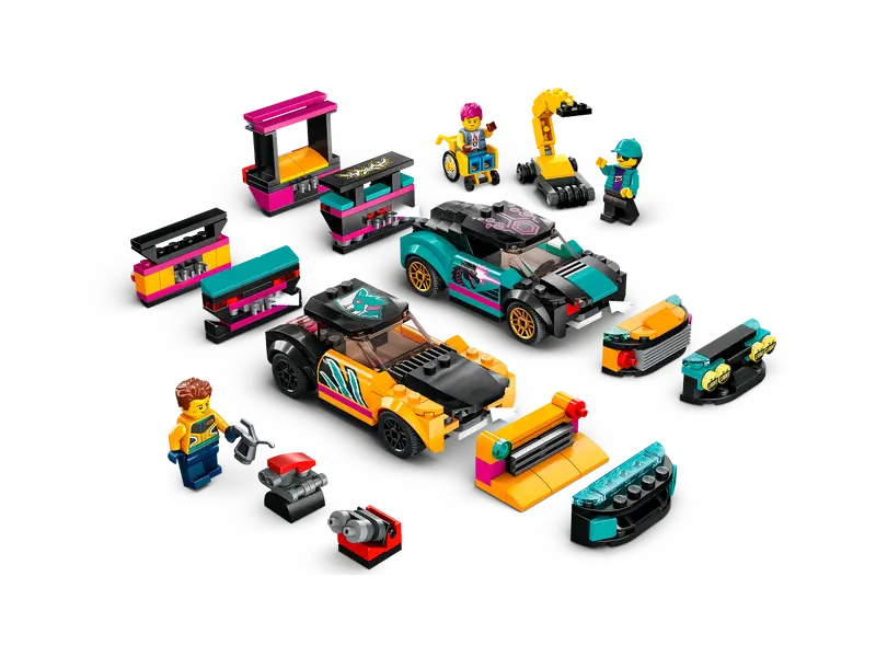 LEGO - City - Custom Car Garage - 507 Pcs - 60389 - Limolin 