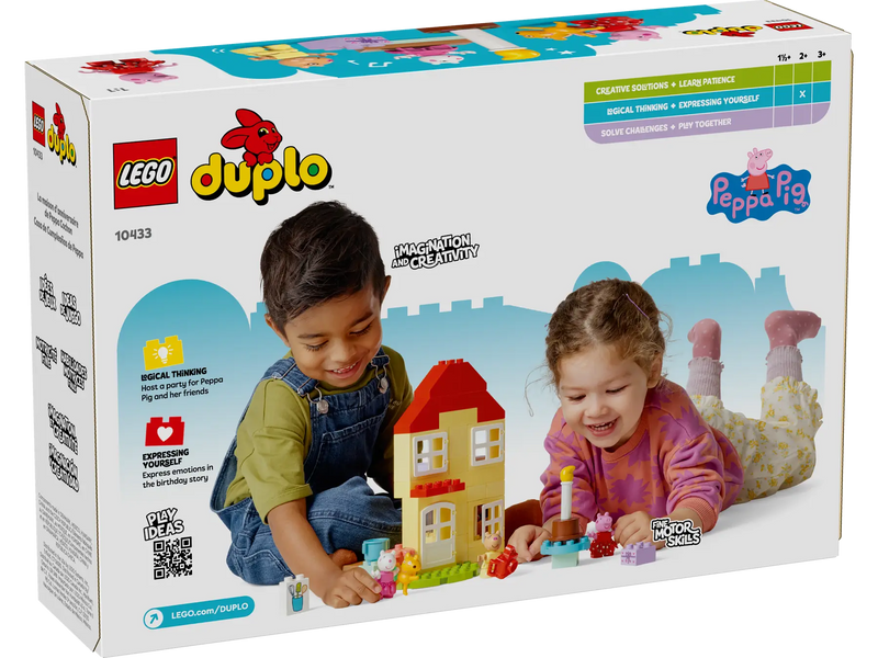 LEGO - Duplo - Peppa Pig Birthday House - 59 Pcs - 10433 - Limolin 