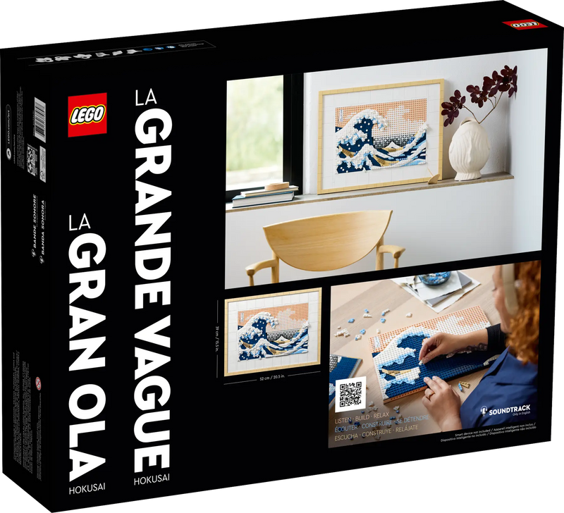 LEGO - Hokusai - The Great Wave - 1810 Pcs - 31208 - Limolin 