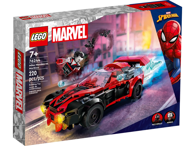 LEGO - Marvel - Miles Morales Vs. Morbius - 220 Pcs - 76244 - Limolin 