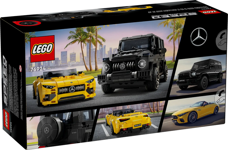 LEGO - Speed Champions - Mercedes Amg G 63 & Sl 63 - 808 Pcs - 76924 - Limolin 