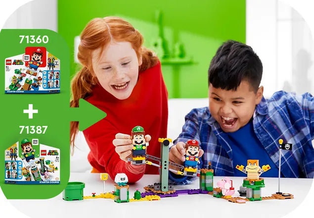 LEGO - Super Mario - Adventures With Luigi Starter Course - 280 Pcs - 71387 - Limolin 