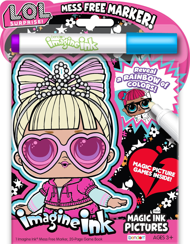 LOL SURPRISE - IMAGINE INK MAGIC INK PICTURES - BILINGUAL - Limolin 