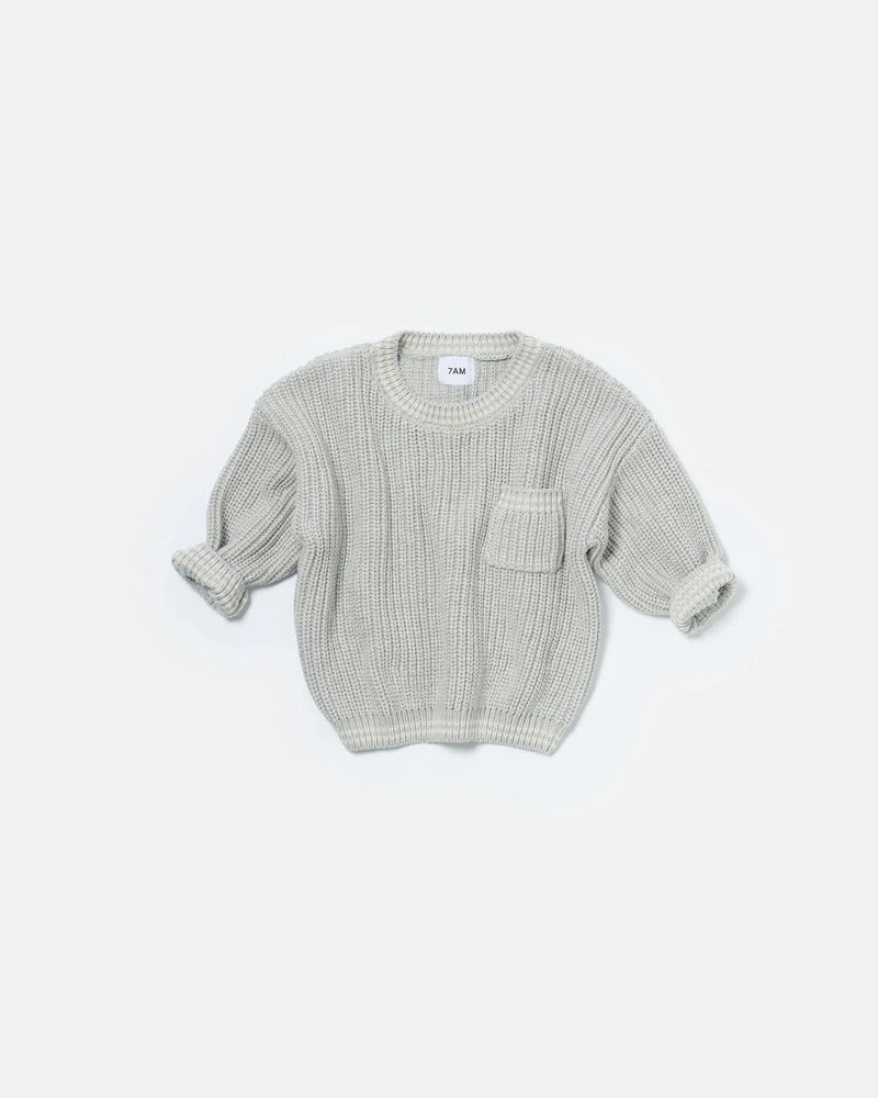 7AM - Boxy Sweater - Chunky Tennis