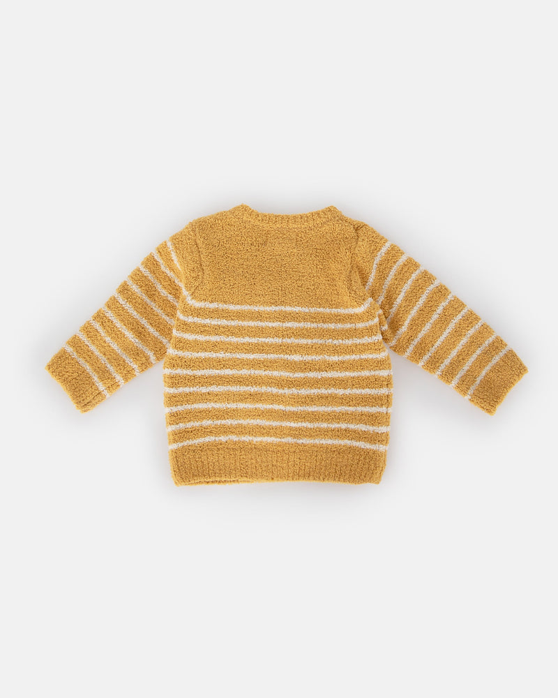 7AM - Long Sleeve Top Striped - Fuzzy