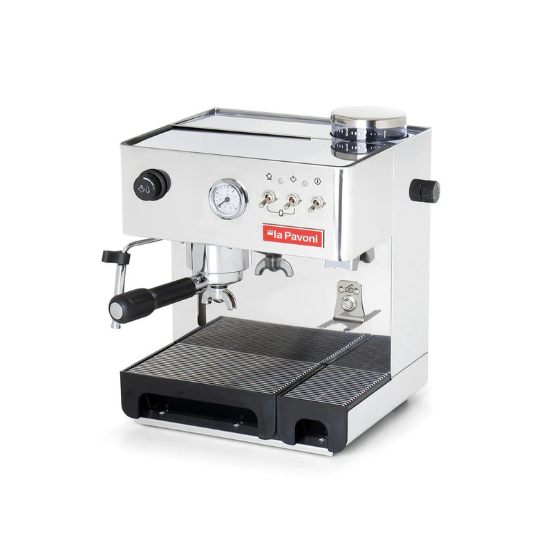 La Pavoni - Domus Bar - Semi Automatic Espresso Machine with Grinder | LPCDMB02US