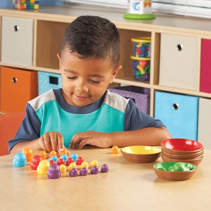 Learning Resources - Birds In A Nest Sorting Set - Limolin 