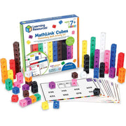 Learning Resources - Mathlink Cubes Elementary Math Activity Set - Limolin 