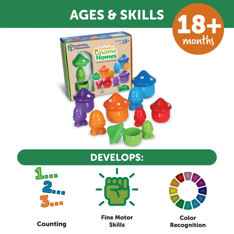 Learning Resources - Peekaboo Gnome Homes - Limolin 