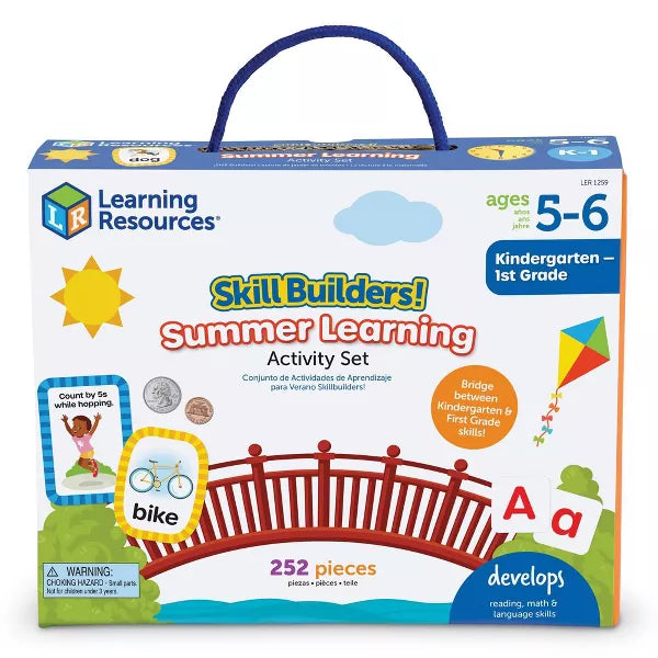 Learning Resources - Skill Builders - Summer Learning Activity Set (K To Gr.1) - Limolin 