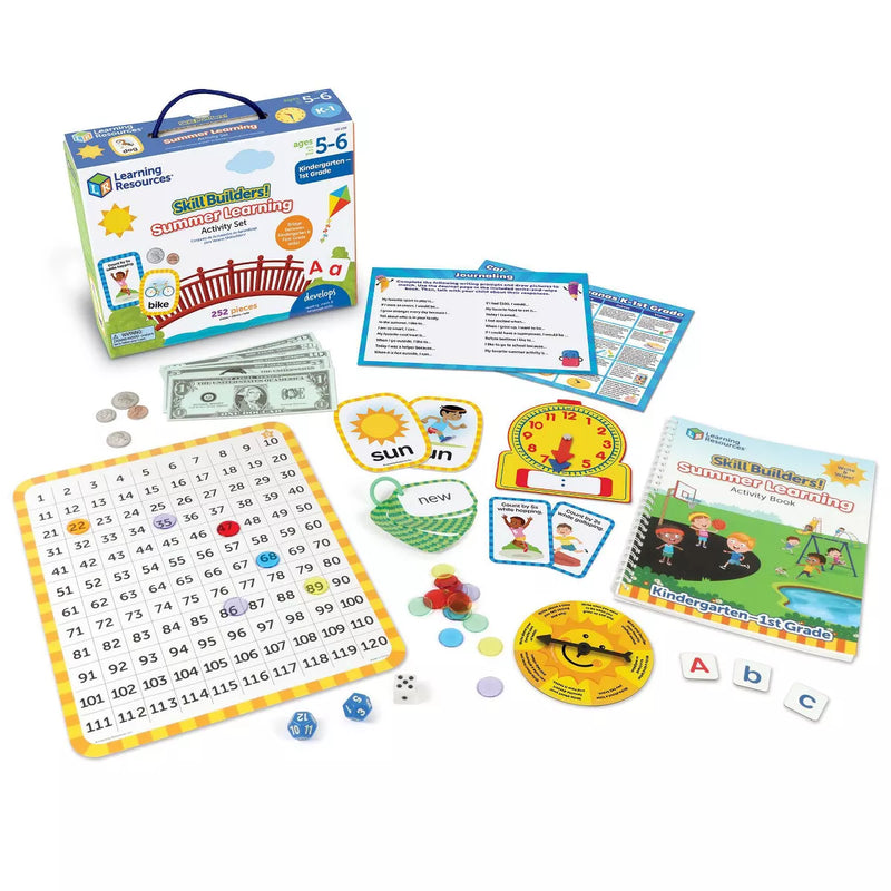 Learning Resources - Skill Builders - Summer Learning Activity Set (K To Gr.1) - Limolin 