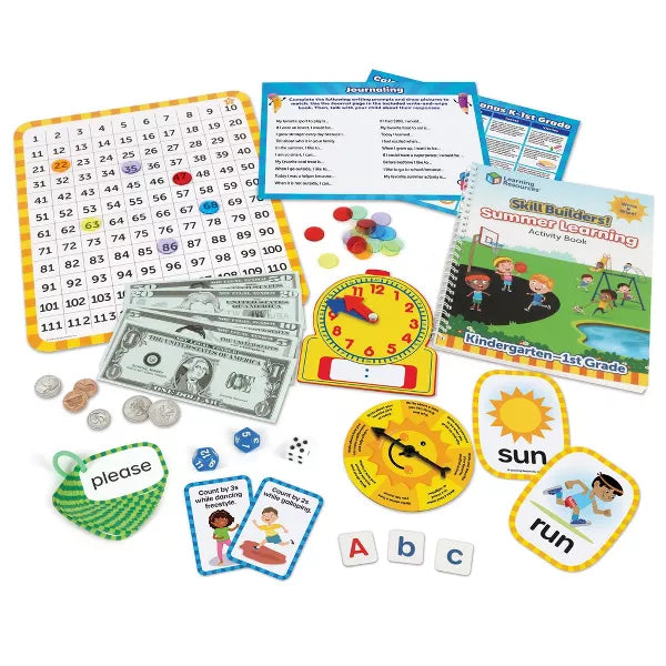 Learning Resources - Skill Builders - Summer Learning Activity Set (K To Gr.1) - Limolin 