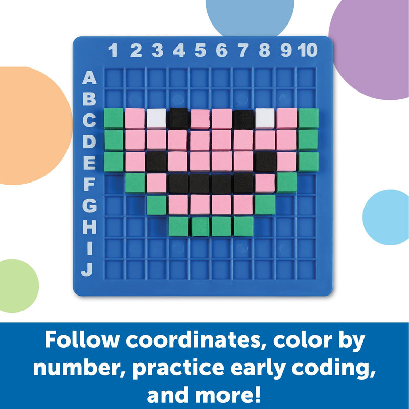 Learning Resources - Stem Explorers Pixel Art Challenge - Limolin 