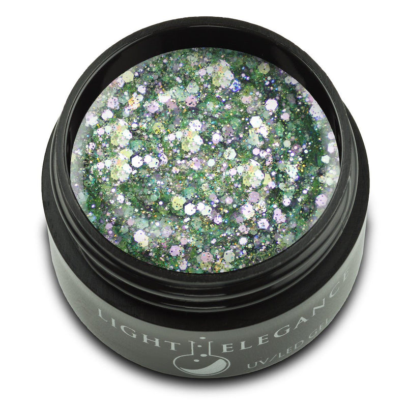 Light Elegance - Say It Ain'T Cilantro UV/LED Glitter Gel - 17 ml - Limolin 