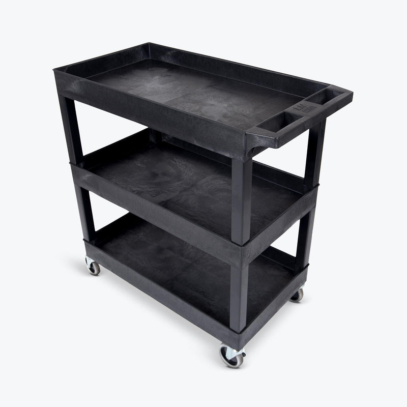 Luxor - 32" x 18" Tub Cart - Three Shelves - Limolin 