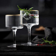 Lyngby - Palermo Gin & Tonic Glass Gold 4/St 320ml/11oz - Limolin 