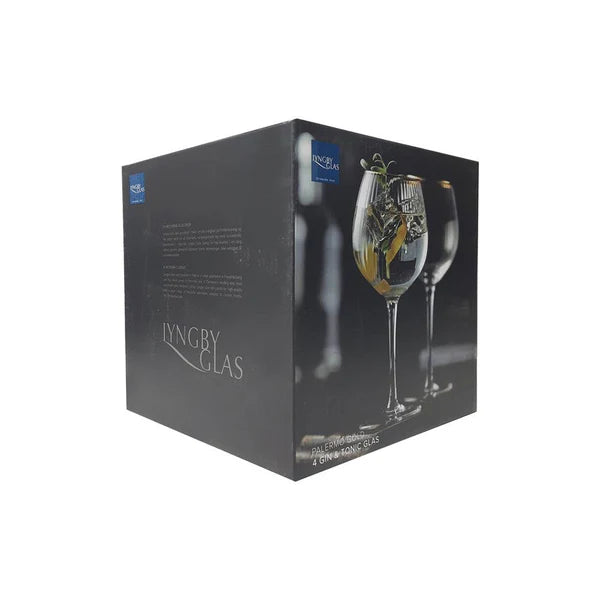 Lyngby - Palermo Gin & Tonic Glass Gold 4/St 650ml/22oz - Limolin 