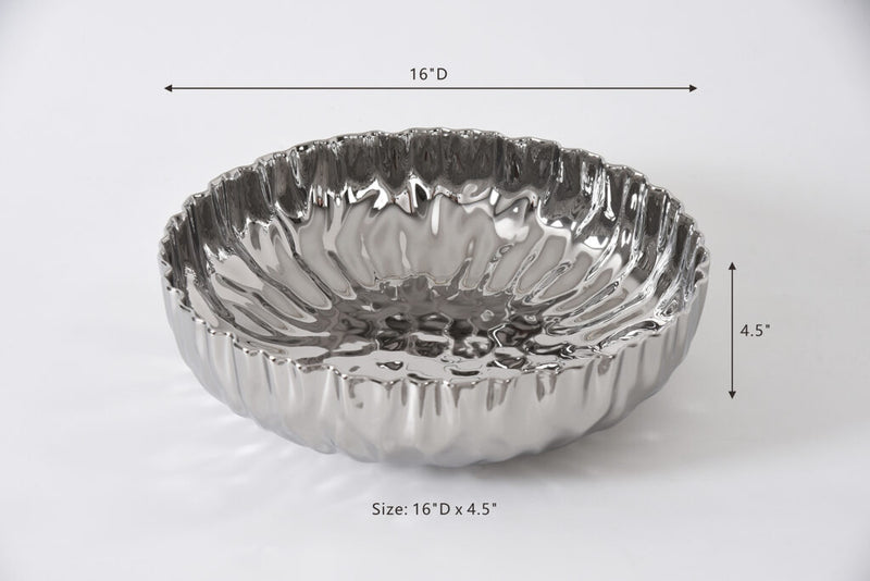 Pampa Bay - Mascali Argento XL Shallow Bowl