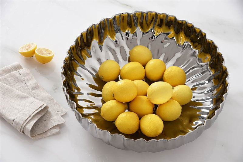 Pampa Bay - Mascali Argento XL Shallow Bowl