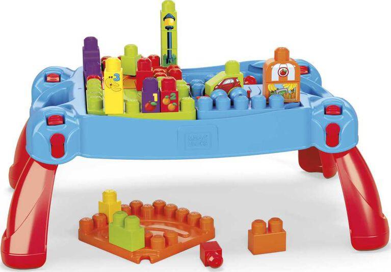 MEGA BLOCKS - Build 'N Learn Table - Classic - Limolin 