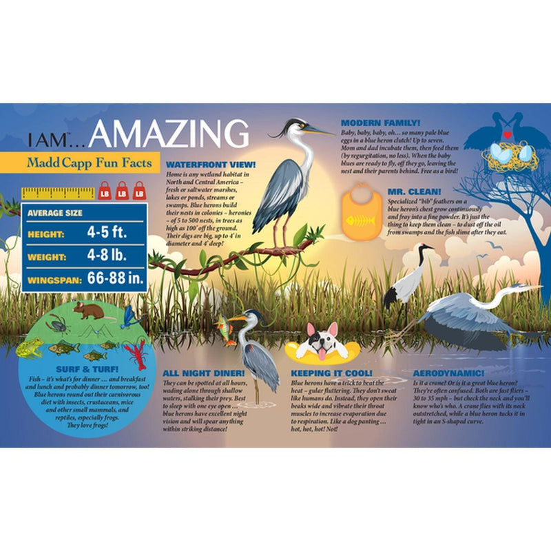 Madd Capp Puzzles - I Am Blue Heron (300 Pc) - Limolin 