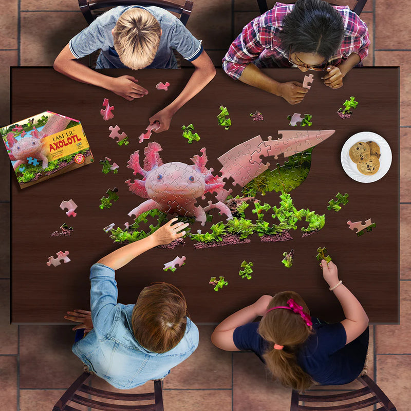 Madd Capp Puzzles - I Am Lil' Axolotl (100 Pc) - Limolin 