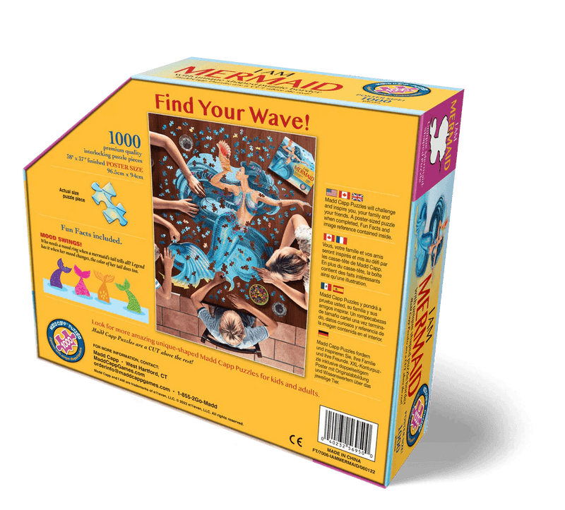 Madd Capp Puzzles - I Am Mermaid (1000 Pc) - Limolin 