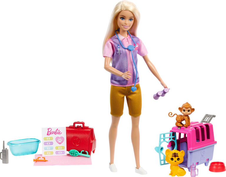 Mattel - Barbie - Animal Rescue & Recover Playset - Limolin 