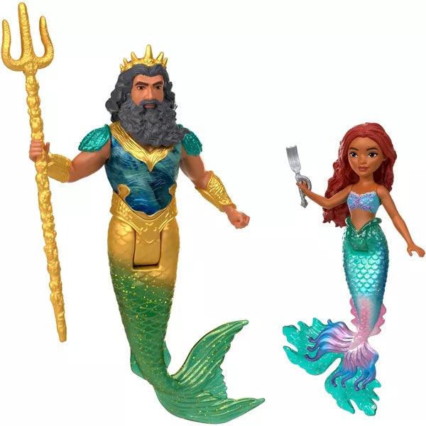 Mattel - Disney- The Little Mermaid Ariel's Adventures Story Set with 4 Small Dolls and Accessories - Limolin 