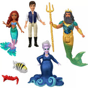 Mattel - Disney- The Little Mermaid Ariel's Adventures Story Set with 4 Small Dolls and Accessories - Limolin 