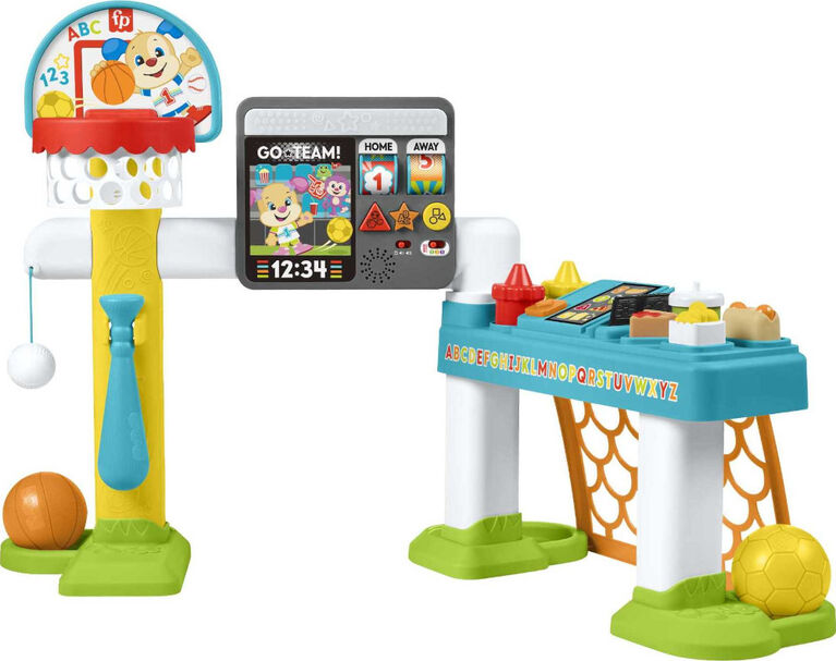 Mattel - Fisher-Price Laugh and Learn - French Edition- INFANT - 4 in 1 ALL-STAR SPORTS - Limolin 