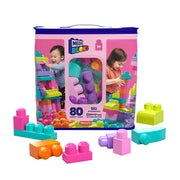 Mattel - MEGA BLOCKS - Big Building Bag (80 Blocks) - Pastel - Limolin 
