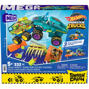 Mattel - MEGA BLOCKS - Hot Wheels Monster Trucks Snc Mega Wrex Boneyard Stunt Course - Limolin 
