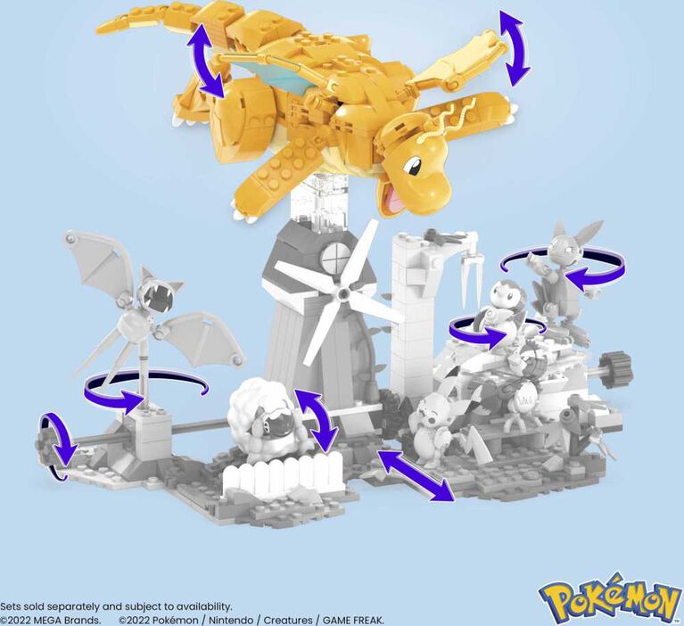 Mattel - MEGA BLOCKS - Pokemon - Dragonite - Limolin 