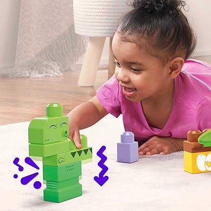 Mattel - MEGA BLOCKS - Squeak 'N Chomp Dinos - Limolin 