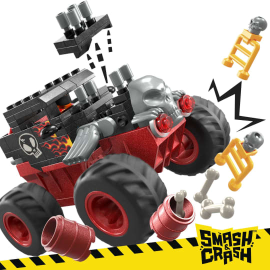 Mattel - MEGA CONSTRUX - HOT WHEELS SMASH n' CRASH BONE SHAKER PLAYSET - Limolin 