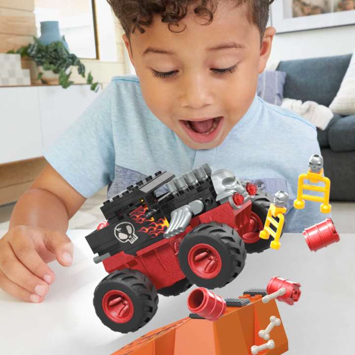Mattel - MEGA CONSTRUX - HOT WHEELS SMASH n' CRASH BONE SHAKER PLAYSET - Limolin 