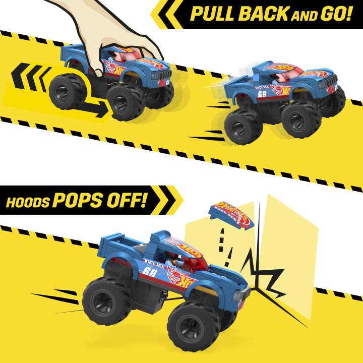 Mattel - MEGA CONSTRUX - HOT WHEELS SMASH n' CRASH RACE ACE  MT PLAYSET - Limolin 