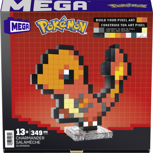 Mattel - Pokemon - Charmander [Pixel Art] - Limolin 