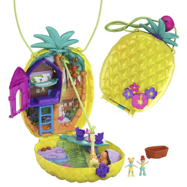 Mattel - Polly Pocket - Large Wearable Compact Assorted - Limolin 