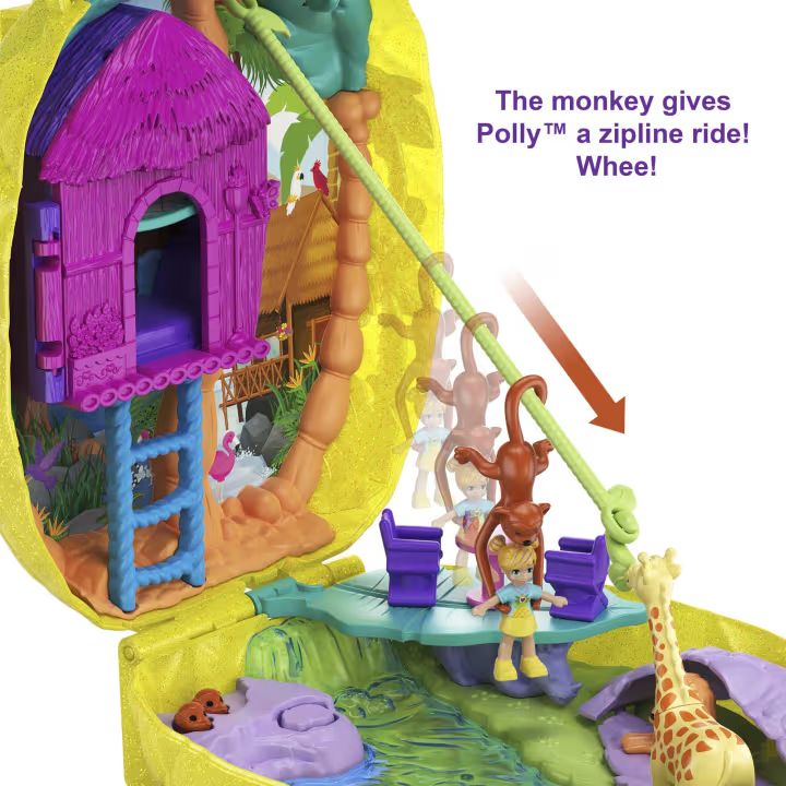 Mattel - Polly Pocket - Large Wearable Compact Assorted - Limolin 