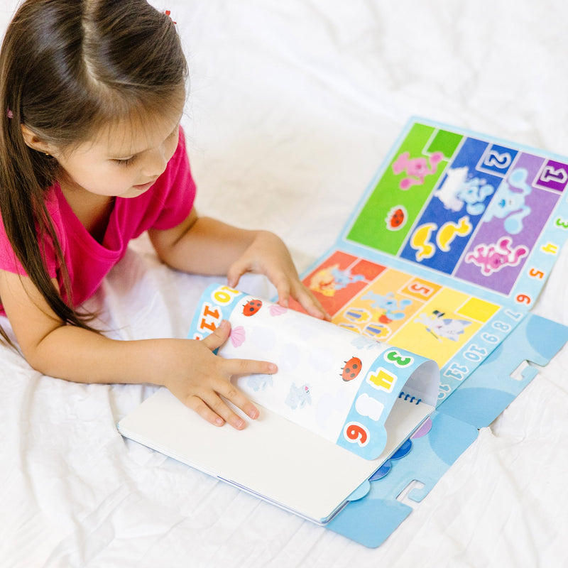 Melissa & Doug - Blues Clues & You - Activity Pad & Stickers - Letters & Numbers (6L) - Limolin 