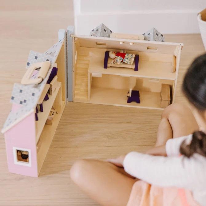 Melissa & Doug - Fold & Go Dollhouse - Limolin 