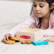 Melissa & Doug - Wooden Food Groups Play Set - Grains - Limolin 
