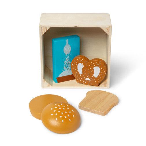 Melissa & Doug - Wooden Food Groups Play Set - Grains - Limolin 