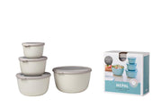 Mepal - Cirqula 4-Piece Deep Round Container - Limolin 