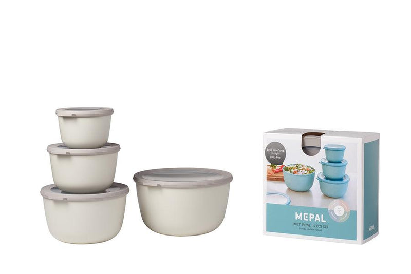 Mepal - Cirqula 4-Piece Deep Round Container - Limolin 